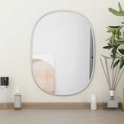 vidaXL Miroir mural Argenté 40x30 cm