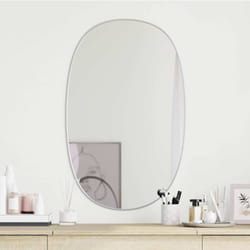 Miroir mural Argenté 80x50 cm