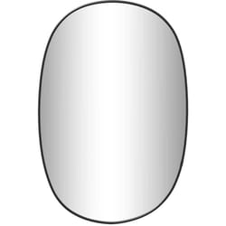 vidaXL Miroir mural Noir 50x35 cm
