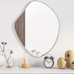 VidaXL Miroir mural argenté 60x50 cm