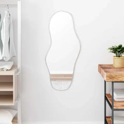 Vidaxl Miroir mural Argenté 90x40 cm