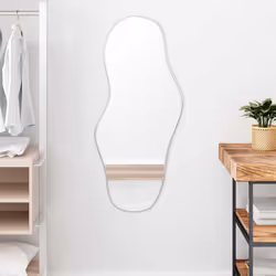 Ajoutez une touche d'esthétique minimaliste à votre décor avec ce miroir mural pratique ! Matériau durable : ce miroir de cou ...