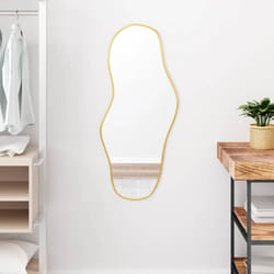 Vidaxl - Miroir mural Doré 90x40 cm