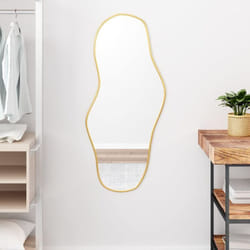 Miroir mural Doré 100x45 cm vidaXL901151