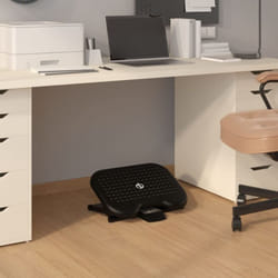 Vidaxl - Repose-pieds Noir 46x34,5x11 cm