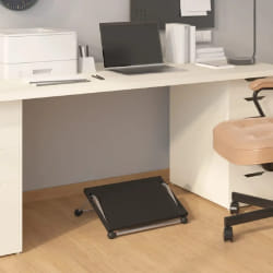 vidaXL Repose-pied Noir 45x40x13,5 cm