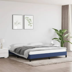 VIDAXL Cadre de lit 180x200 cm - Bleu
