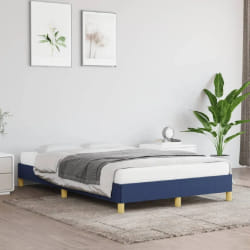 VIDAXL Cadre de lit 120x200 cm - Bleu