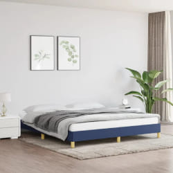 vidaXL Cadre de lit - Bleu 180x200 cm