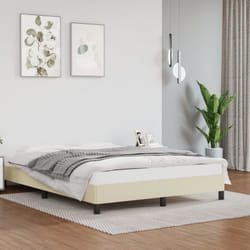 Vidaxl - Cadre de lit sans matelas crème 140x200 cm similicuir