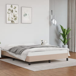 Vidaxl - Cadre de lit Cappuccino 140x200 cm Similicuir