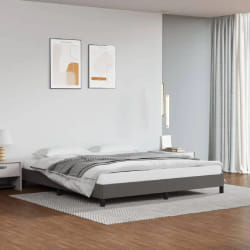 VIDAXL Cadre de lit sans matelas - Gris