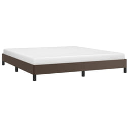 Cadre De Lit Sans Matelas Marron 180x200 Cm Similicuir Vidaxl