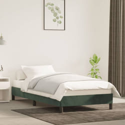 Vidaxl - Cadre de lit Vert foncé 90x190 cm Velours