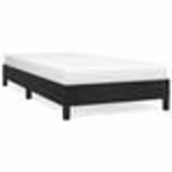 vidaXL Cadre de lit sans matelas noir 90x200 cm velours - 90 x 200 cm