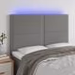 vidaXL Cadre de lit sans matelas marron foncé 160x200 cm tissu - 160 x 200 cm