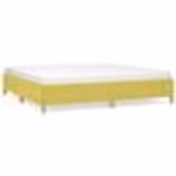 vidaXL Cadre de lit Vert 200x200 cm Tissu347196