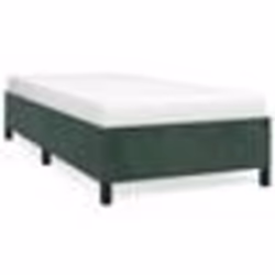 vidaXL Cadre de lit sans matelas vert foncé 90x190 cm velours - 90 x 190 cm