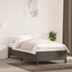 vidaXL Cadre de lit sans matelas gris foncé 90x200 cm velours - 90 x 200 cm