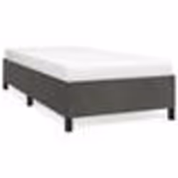 vidaXL Cadre de lit sans matelas gris foncé 100x200 cm velours - 100 x 200 cm