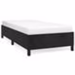 vidaXL Cadre de lit sans matelas noir 100x200 cm velours - 100 x 200 cm