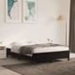 vidaXL Cadre de lit sans matelas noir 140x190 cm velours - 140 x 190 cm