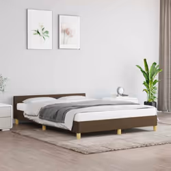 Obtenez une meilleure nuit de sommeil reposante grâce à ce cadre de lit avec tête de lit ! Il est un supplément accueillant à ...