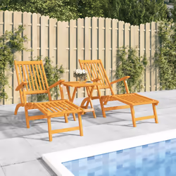 VidaXL 3120438 chaise d'extérieur Terrace Bois d'acacia