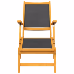VidaXL 3120441 chaise d'extérieur Terrace Bois d'acacia, Tissu - Vue supplémentaire 4