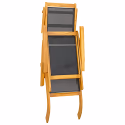 VidaXL 3120441 chaise d'extérieur Terrace Bois d'acacia, Tissu - Vue supplémentaire 5