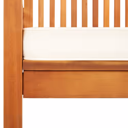 VidaXL 3120450 chaise d'extérieur Terrace Siège rembourré Bois d'acacia Crème - Vue supplémentaire 6