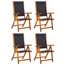 VidaXL 3120454, Terrace, Bois d'acacia, Tissu, 575 mm, 720 mm, 1090 mm, 43 cm