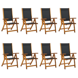 VidaXL 3120456 chaise d'extérieur Terrace Bois d'acacia, Tissu