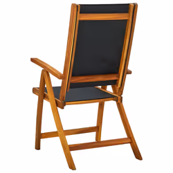 VidaXL 3120456 chaise d'extérieur Terrace Bois d'acacia, Tissu - Vue supplémentaire 4