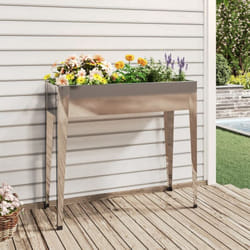 Vidaxl - Jardinière 100,5x40,5x90 cm Acier galvanisé