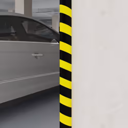 Cette protection d'angle pratique aide à prévenir les blessures dues aux collisions et à protéger le bord des piliers, des co ...