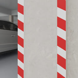 Vidaxl - Protecteurs de mur 6 pcs Rouge et blanc 50x20x2 cm Mousse eva