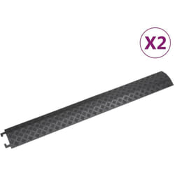 Vidaxl - Rampes de protection de câble 2 pcs 98,5 cm Noir