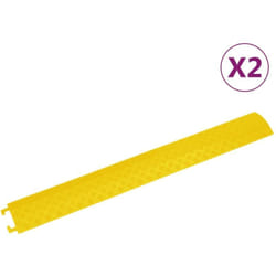 Vidaxl - Rampes de protection de câble 2 pcs 98,5 cm Jaune