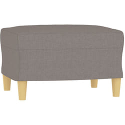 Vidaxl - Repose-pied Taupe 60x50x41 cm Tissu