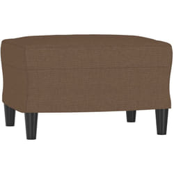 Vidaxl - Repose-pied Marron 60x50x41 cm Tissu