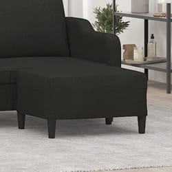 Repose-pied Noir 70x55x41 cm Tissu Vidaxl