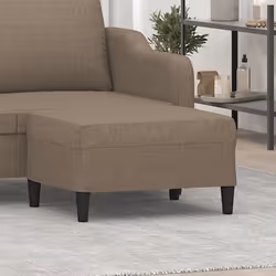 vidaXL Repose-pied Taupe 70x55x41 cm Tissu