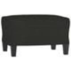 vidaXL Repose-pied Noir 60x50x41 cm Tissu