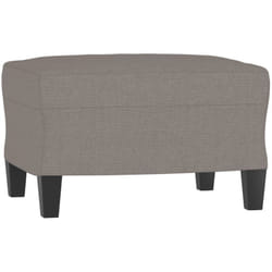 Repose-pied Taupe 60x50x41 cm Tissu Vidaxl