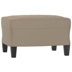 vidaXL Repose-pied Taupe 60x50x41 cm Tissu microfibre