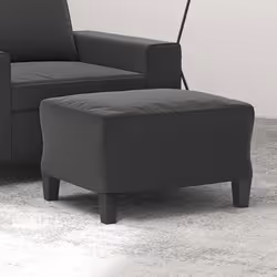 vidaXL Repose-pied Gris foncé 60x50x41 cm Tissu microfibre