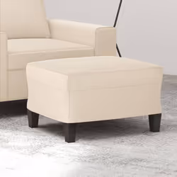 Ajoutez instantanément une touche moderne à votre décoration intérieure avec ce tabouret confortable et stable ! Microfibre r ...