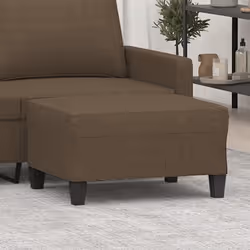 vidaXL Repose-pied Marron 70x55x41 cm Tissu