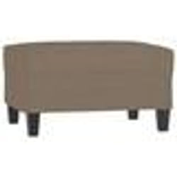 vidaXL Repose-pied Taupe 70x55x41 cm Tissu